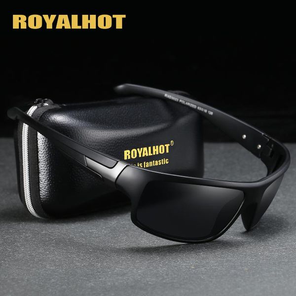 

royalmen women polarized square frame sports sunglasses vintage sun glasses retro eyewear shades oculos male 900207, White;black