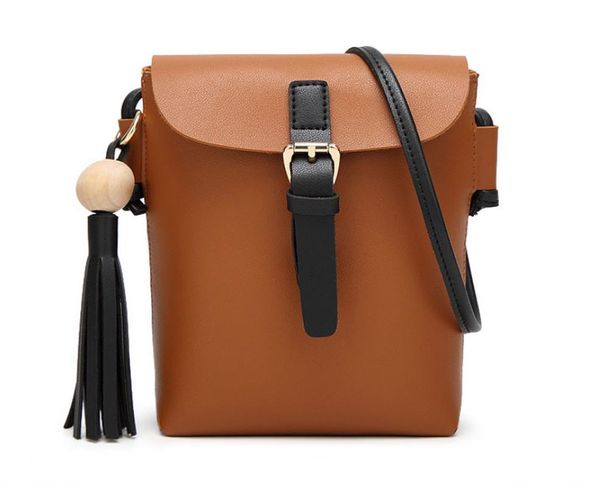 

женщины сумка мода кисточкой коммуникатор crossbody высокого качества женщины pu кожаные сумки плеча s