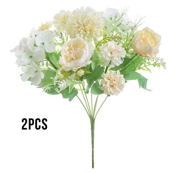 

decorative flowers & wreaths european style cored simulation bundle silk peony bouquet home decoration accessories wedding party scrapbook f