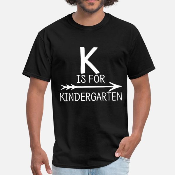 

k is for kindaergraten nerd t shirt men crazy cotton crew neck kawaii crazy new style spring autumn standard shirt