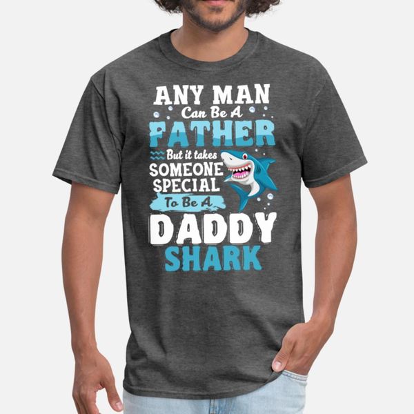 

daddy shark dad shark lovers father s day gift tee t shirt men create cotton o neck normal crazy basic spring autumn family shirt
