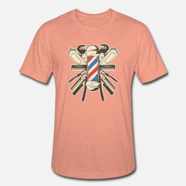 

barber accessories hairdresser beard hairstyle t shirt men anti-wrinkle short sleeve round neck natural anti-wrinkle spring autumn shirt