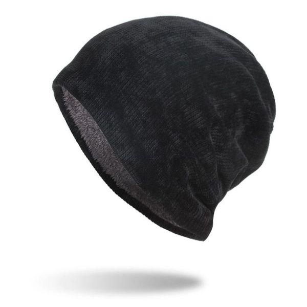 

hip hop slouch corduroy warm hat solid ski cap winter outdoor, Blue;gray