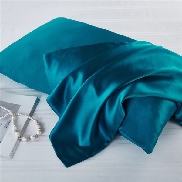 

wholesale- 100% nature mulberry silk pillowcase multicolor zipper pillowcases pillow case for healthy standard luxury
