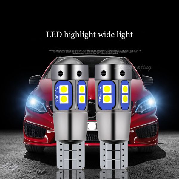 

2pcs t10 w5w супер ярких 3030 сид клин свет салона reading плафон marker лампы 600lm светодиодные авто клин парковочные луковицы