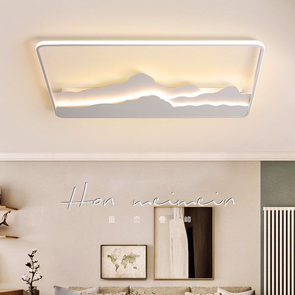 

modern ceiling lights led lamp for living room bedroom study room white color surface mounted ceiling lamp deco ac85-265v