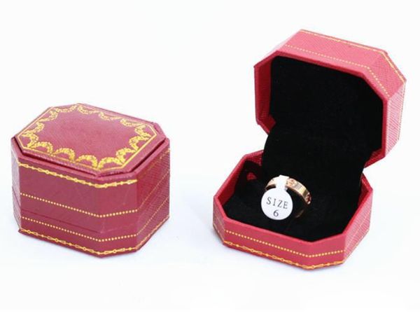 

2020 boutique 316l love titanium steel nails rings lovers band rings size for women and men brand jewelry with original box, Silver