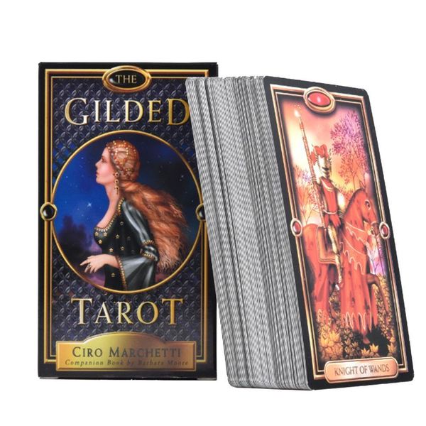 

family playing pcs card table entertainment party 78 board deck gift cards the games for game gilded tarot rqeef rimmer