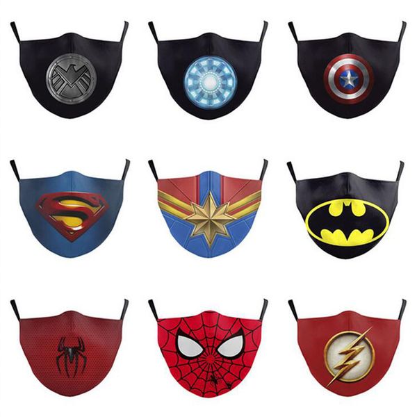 

fashion batman face mask breathing valve anti dust face mask folding without valve protective dustproof pm2.5 designer face masks