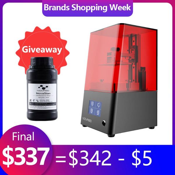 

nova3d bene4 3d printer whole lcd 405nm 3d printer resin light curing metal printers creality high precision