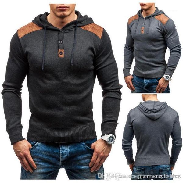 

hoodies men women spring new 2019 fashion casual sweatshirts slim fit sedue designer knitted, Black