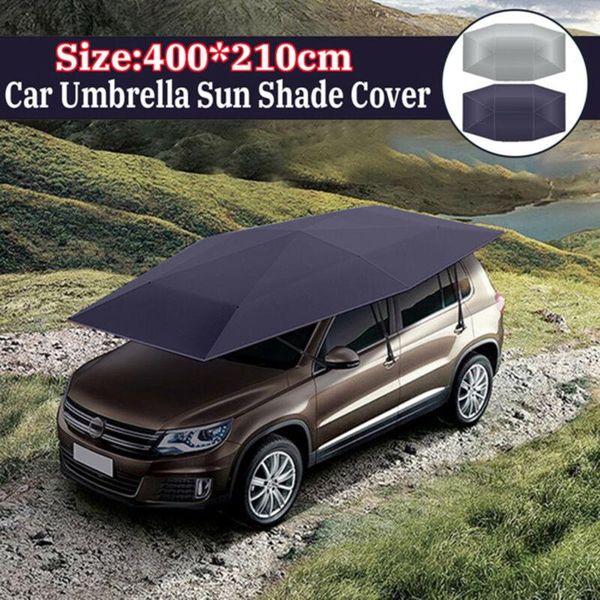 

kkmoon car umbrella sunshade cover tent oxford cloth 4 * 2.1m universal navy uv protection