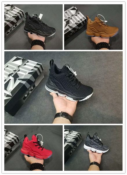 

new designer shoes 15 equality black white fashion breathable basketball shoes for kids 15s ep sports training sneakers size 28-35
