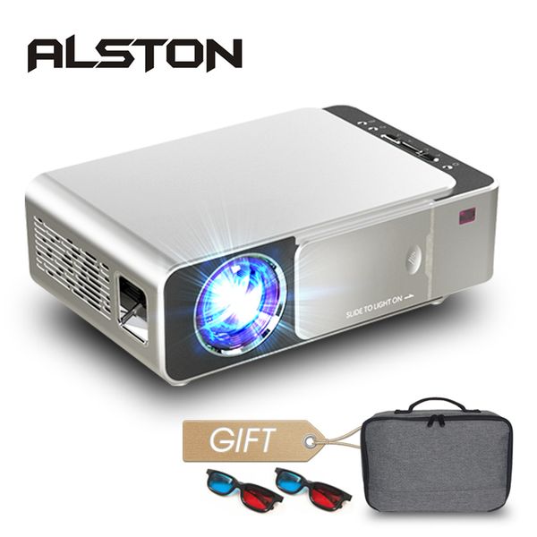 

T6 full hd led projector 4k 3500 Lumens HDMI USB 1080p portable cinema Proyector Beamer with mysterious gift