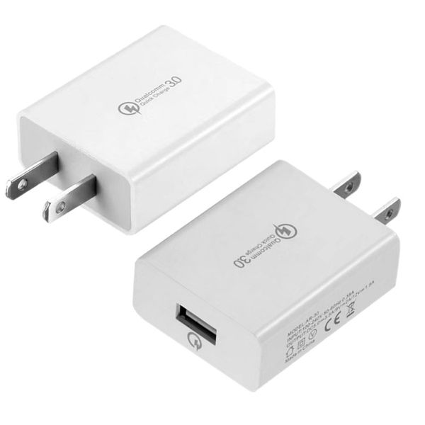 

qc3.0 eu us ac home wall charger quick charging adapters for samsung s6 s7 s8 s10 note 10 htc android phone