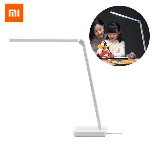 Xiaomi Mijia lâmpada de mesa lite lite ler DSK lâmpada estudante mesa de escritório luz portátil dobra de cama noite luz 3 brilho modos