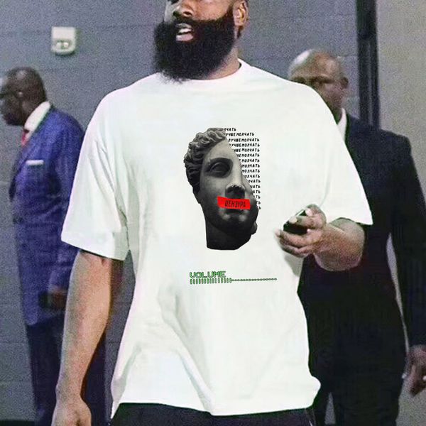 

цензура микеланджело статуя давида печать футболки harajuku повседневный streetwear топы тис hip hop лето с коротким рукавом футболки