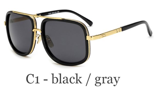 

2020 fashion big frame sunglasses men square fashion glasses for women retro sun glasses vintage culos uv400, White;black