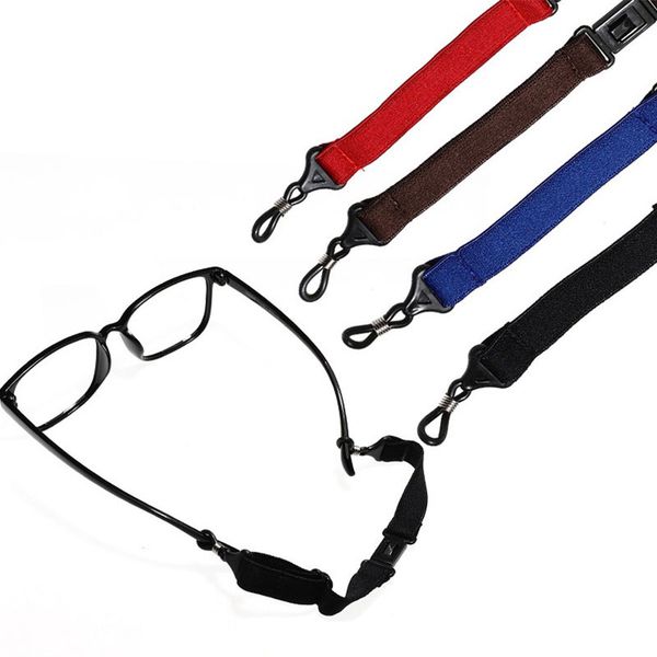 

practical eyeglass sunglasses cotton neck string cord retainer strap eyewear lanyard holder high-end non-slip rope glasses chain, Silver