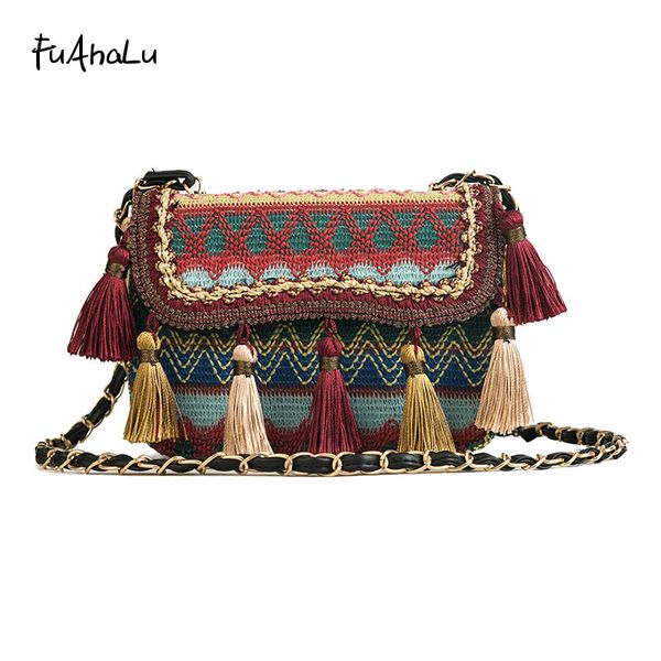 

fuahalu summer new trend su shoulder bag korean version of the wild messenger chain small square bag