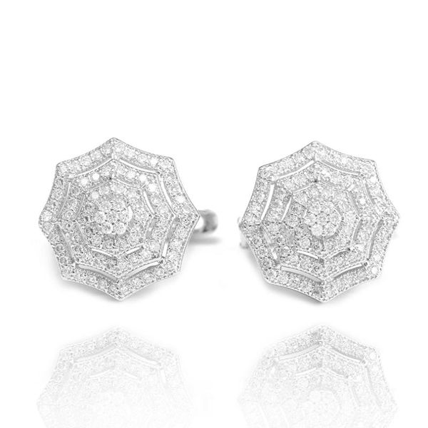 

micro pave small zircon hoop earrings for women fashion lady gift vintage circle earrings white gold color wedding jewelry, Golden;silver