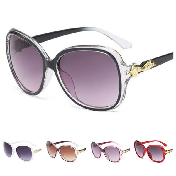 

fashion women temperament sunglasses cut fox design sun glasses eyewear anti-uv spectacles oversize frame eyeglasses adumbral a, White;black