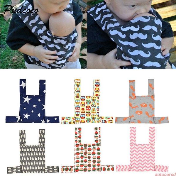 

new sling baby carrier backpack toddler kids children cartoon animal printing newborn front backpacks