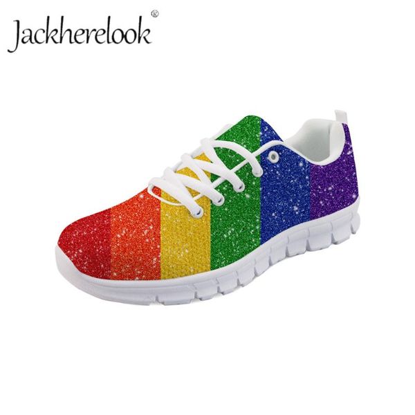 

jackherelook spring flats luxury shoes women designers rainbow flag pride air mesh sneakers for woman casual breathable footwear, Black