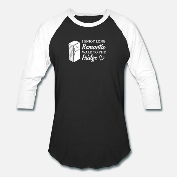 

i enjoy long romantic walk to the fridge t shirt men print tee shirt o-neck pictures cute funny casual summer style pattern shirt