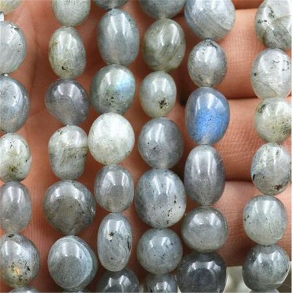 

nouveau beau 8x10mm labradorite formes irrÃ©guliÃ¨res pierres prÃ©cieuses perles en vrac 15"