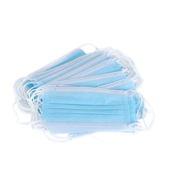 

Free shipping 3-7 days delivery disposable mouth mask three layers of blue dust-proof anti spray pollen breathable male and female protectiv