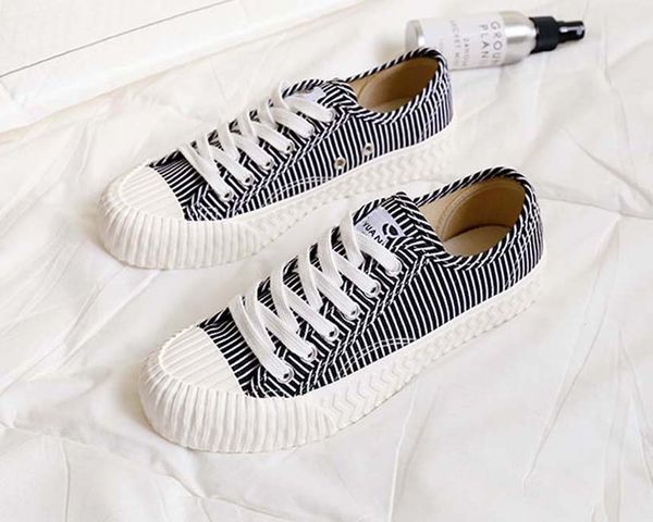 

fashion women shoes real leather handmade multicolor gradient technical fabric sneakers women famous shoes b04 p31, Black