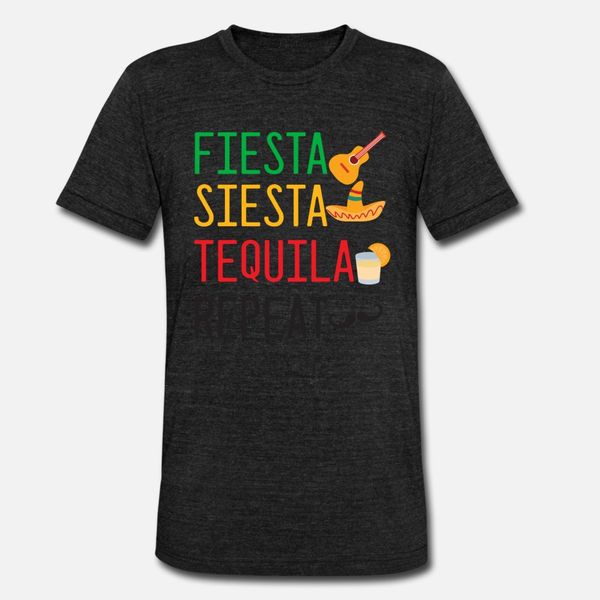 

tequila fiesta t shirt men customize tee shirt round collar original famous fashion spring autumn slim shirt