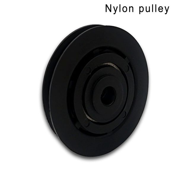 

accessories universal diameter 73mm 95mm 115mm nylon bearing pulley wheel cable fitness equipment general part