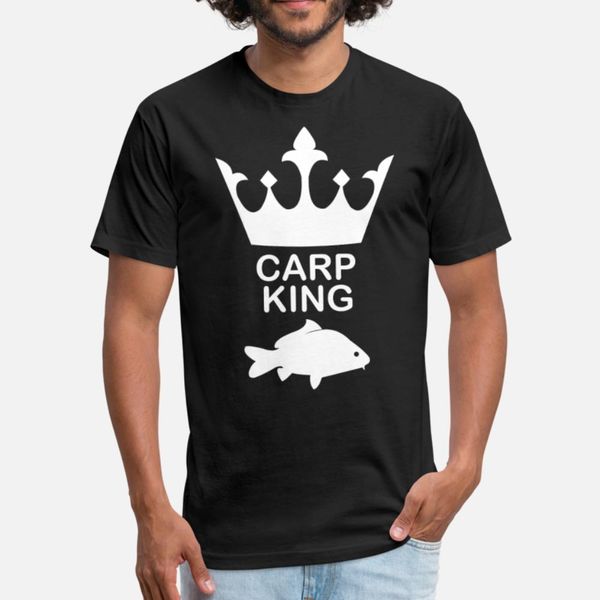 

carp king t shirt men designer short sleeve euro size s-3xl original fitness humor spring formal shirt