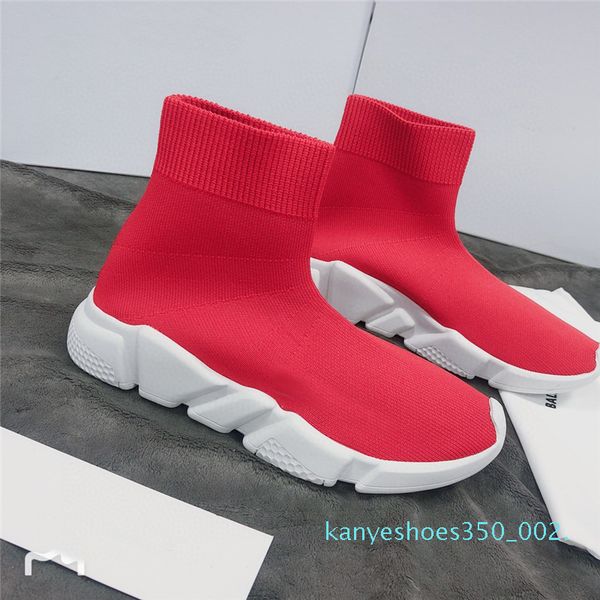 

sock shoes speed trainer women sneakers triple black red white beige pink clearsole mens fashion casual tennis shoes jogging walking 07k02
