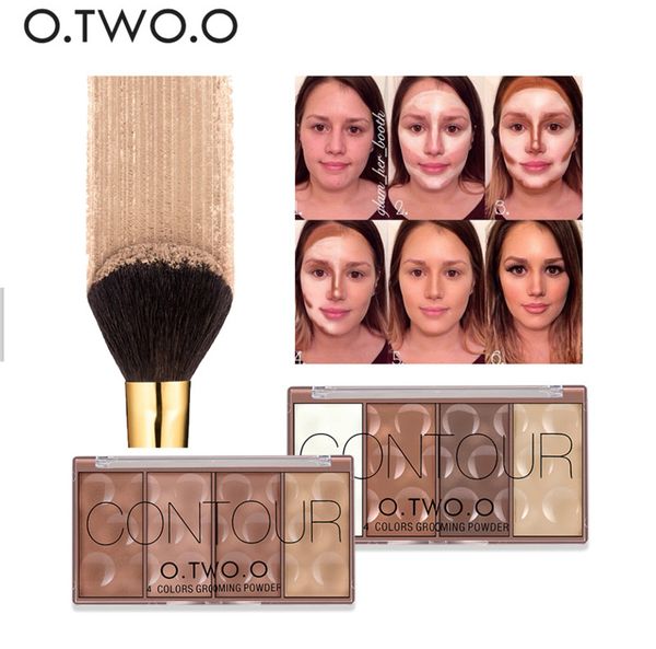 

o.two.o makeup contour highlight & blush kit palette powder bronzer