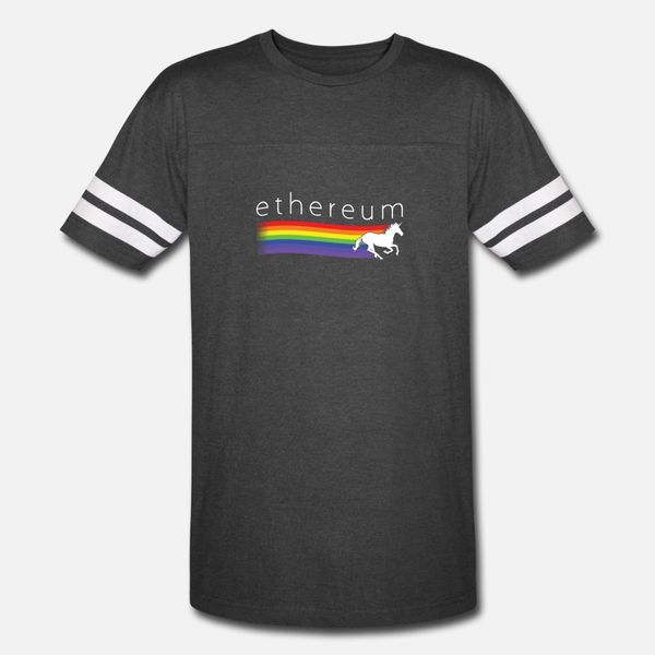 

ethereum unicorn rainbow ether digital blockchain t shirt men personalized short sleeve size s-3xl original new fashion spring shirt