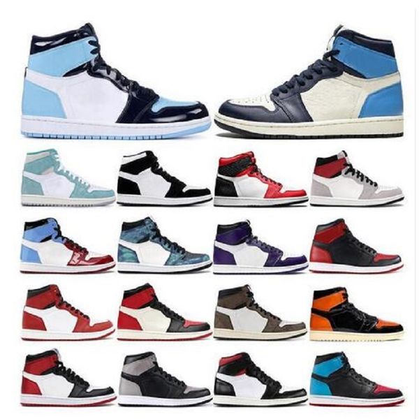 

2020 1s high light smoke grey mens basketball shoes shattered backboard jumpman 1 obsidian unc white to chicago women sneakers