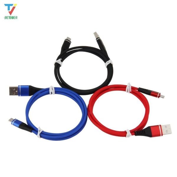 

500pcs/lot shredded fish micro usb type-c usb c braided fabric cloth data cable for type-c micro usb android cable for xiaomi