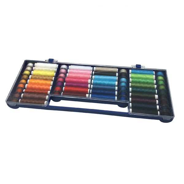 

32 color needle thread home sewing thread kit machine use practical box packed