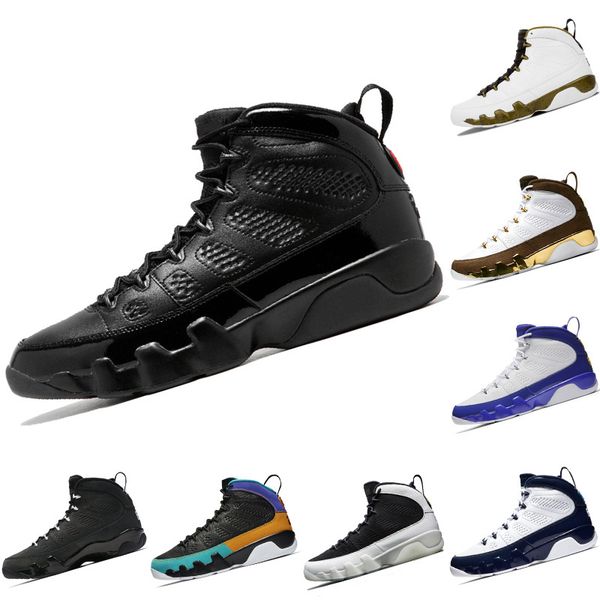 

new 9 9s mens basketball shoes dream it do it bred unc la tour yellow space jam men sports sneakers cheap