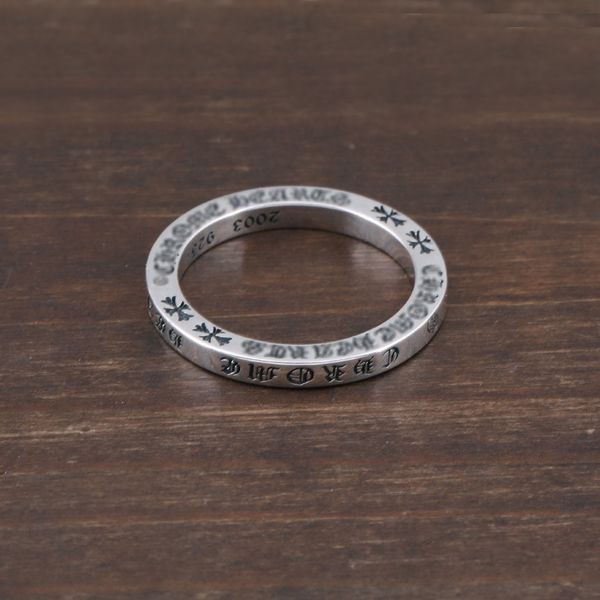 

925 sterling silver ring personality fashion tongue letter shape fashion street punk style ring jewelry 2020 new hot