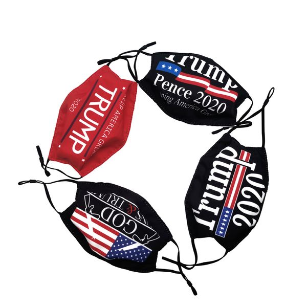 

dhl shipping donald trump mask face mouth cover funny anti-dust cotton usa american election united states black washable mask dwf822