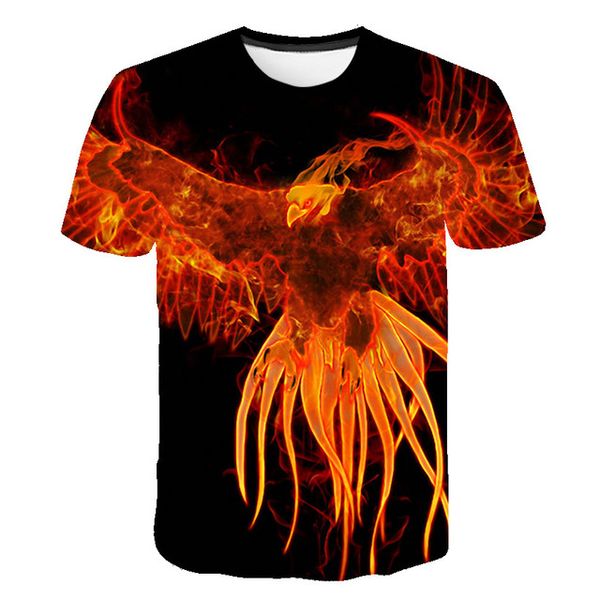 

animal printed summer for 3d print shirts hippie anime horror men clothing