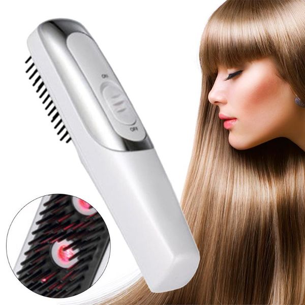 

2020 electric infrared comb treatment massager brush hair care women girl hair styling tool t6, Silver
