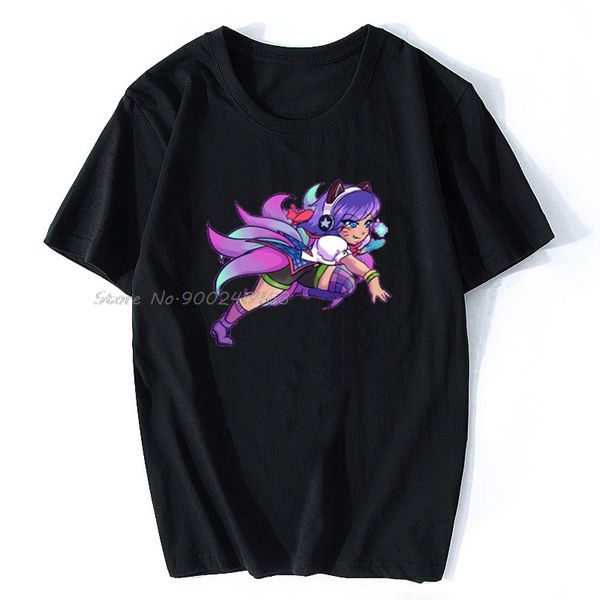 

men t-shirt ahri arcade tshirt women t shirt men cotton tees hip hop harajuku streetwear