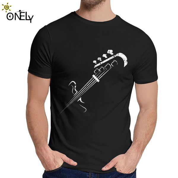

bass guitar t-shirt male stylish cotton t shirt fashion crewneck