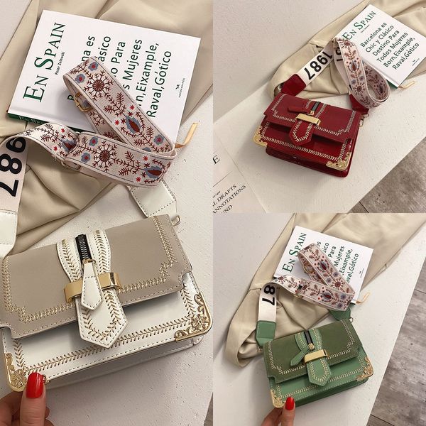 

small western style women's new 2019 fashionable broadband shoulder simple shoulder bag mori style broadband messenger bag x0rdv