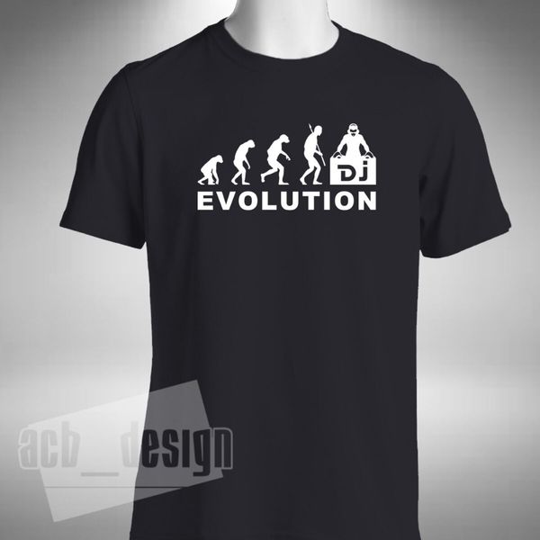 

dj evolution t-shirt mens djing turntable decks clubbing all nighter dance music summer 2019 short sleeve print men t shirt